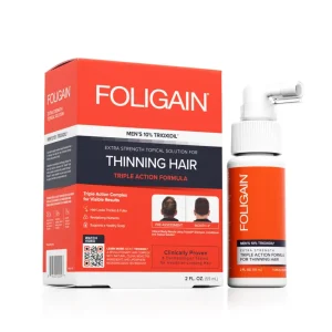 FOLIGAIN Triple Action Complete Formula oheneville hiuksille miehille 10 % TRIOXIDIL®