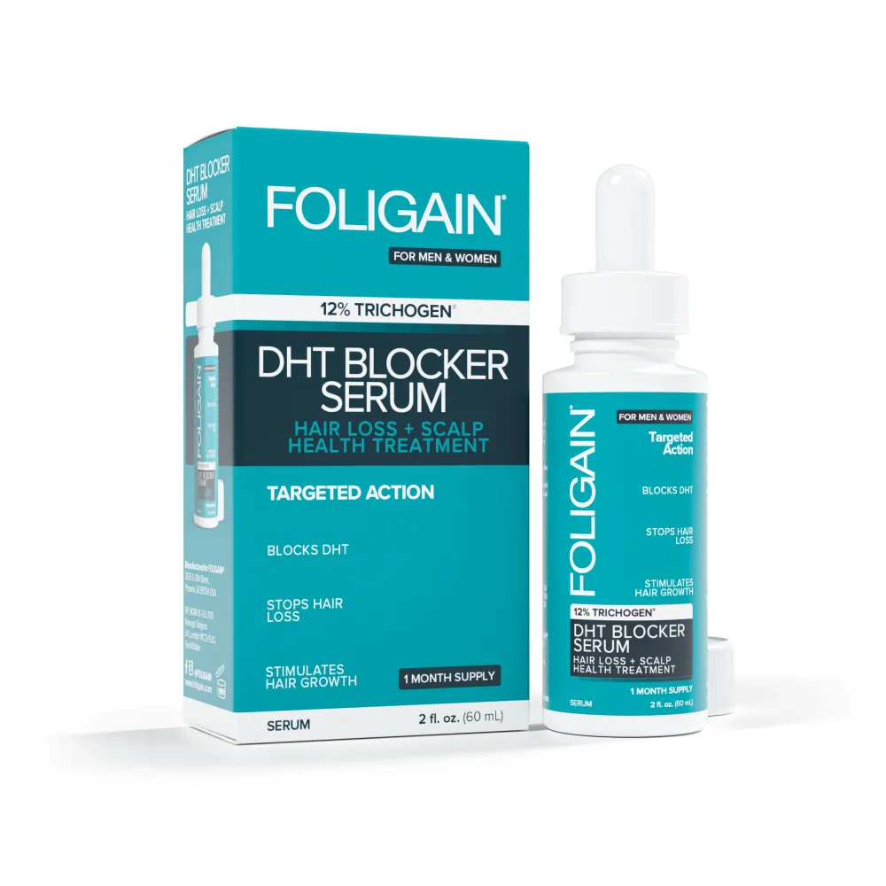 FOLIGAIN Hair Regrowth DHT Blocker -seerumi, jossa on 12 % Trichogen®