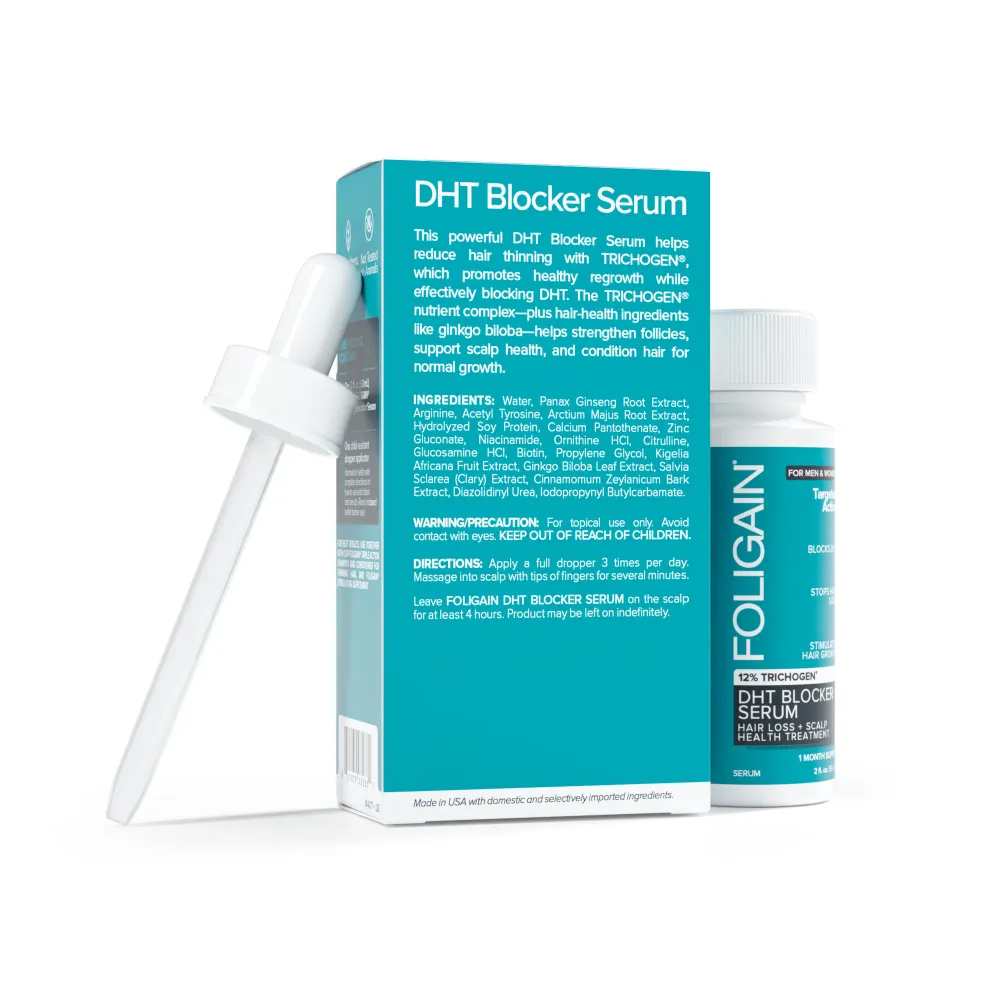 FOLIGAIN Hair Regrowth DHT Blocker -seerumi, jossa on 12 % Trichogen®