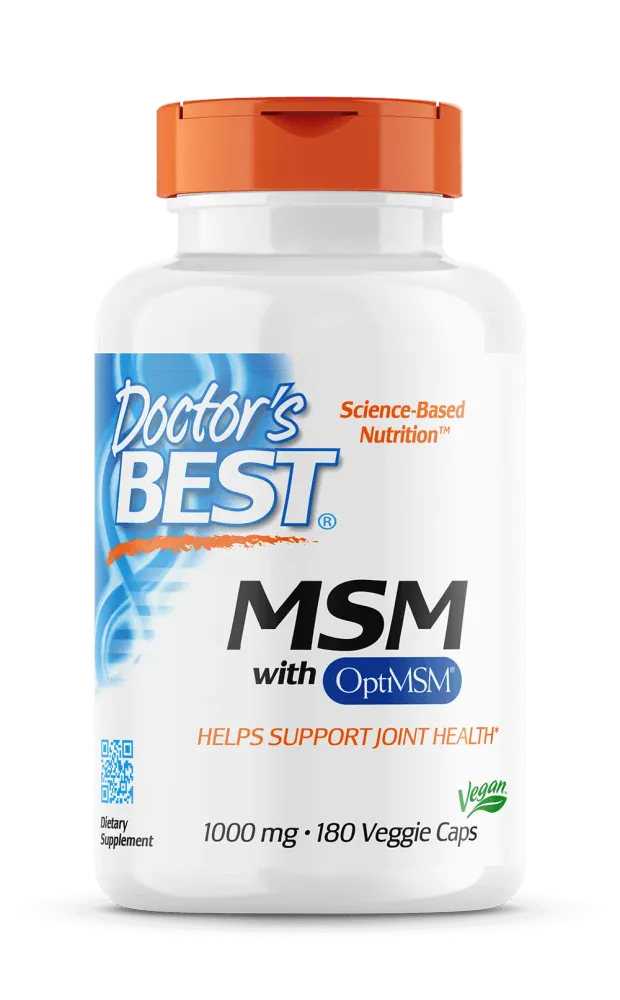 MSM OptiMSM-vegaaninen 180 kapselia Doctor's Best