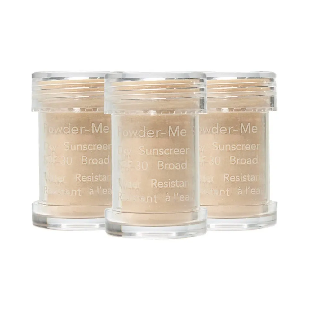 Jane Iredale täyttökanisteri Powder-Me SPF 30: n täytettäväksi harjalle 3 kappaletta