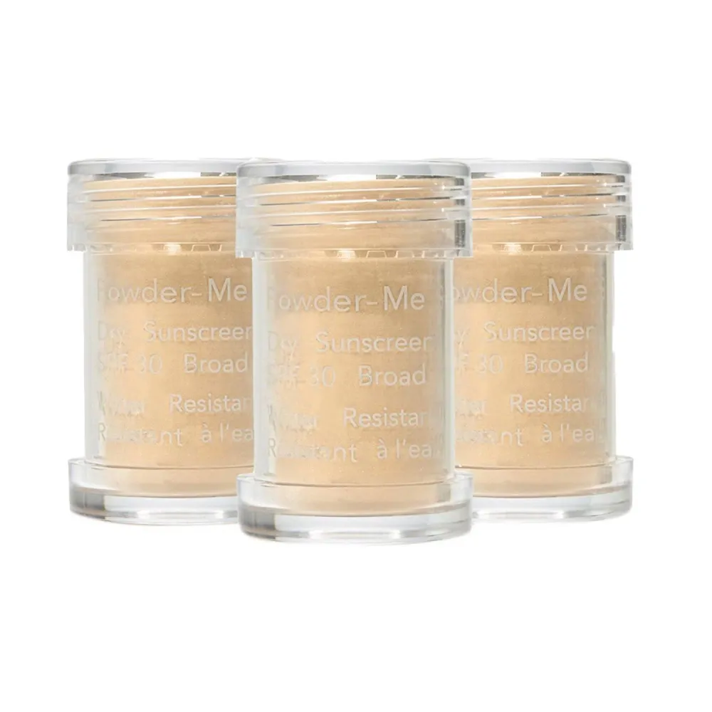 Jane Iredale täyttökanisteri Powder-Me SPF 30: n täytettäväksi harjalle 3 kappaletta