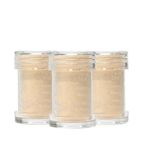 Jane Iredale täyttökanisteri Powder-Me SPF 30: n täytettäväksi harjalle 3 kappaletta