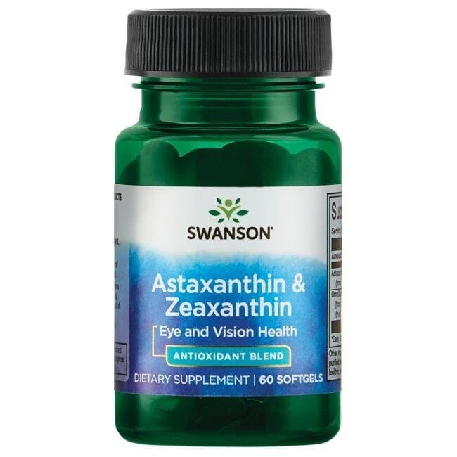 Astaksantiini & Zeaksantiini 60 kapselia Swanson