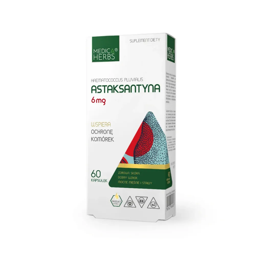 MEDICA HERBS Astaksantiini 6mg, 60 kapselia.