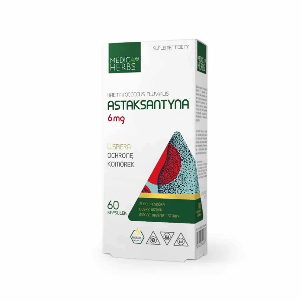 MEDICA HERBS Astaksantiini 6mg, 60 kapselia.