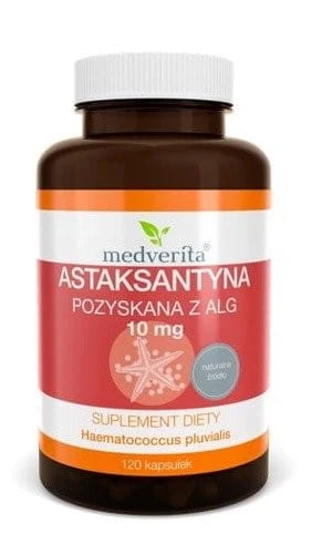 Medverita Astaksantiini levistä 10 mg 120 kpl