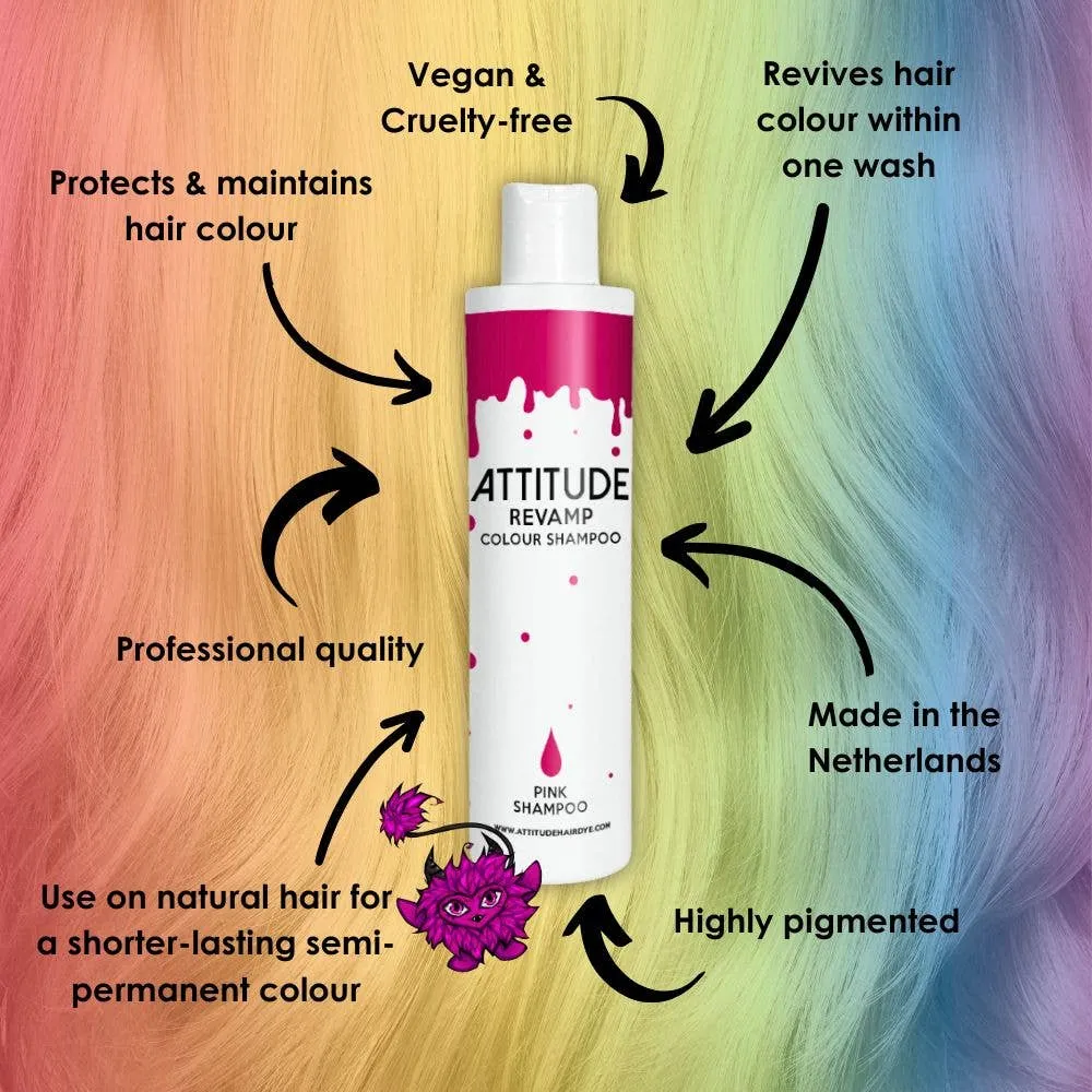 Revamp Pink Color Shampoo - Attitude Hair Dye