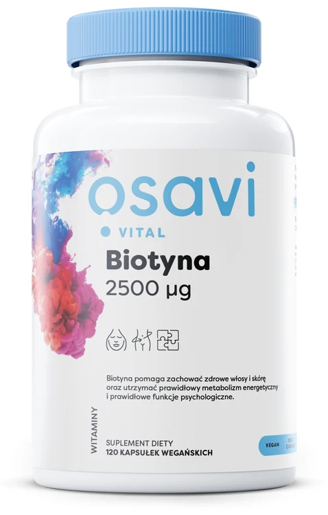 OSAVI Biotin 2500 mcg (120 kapselia).