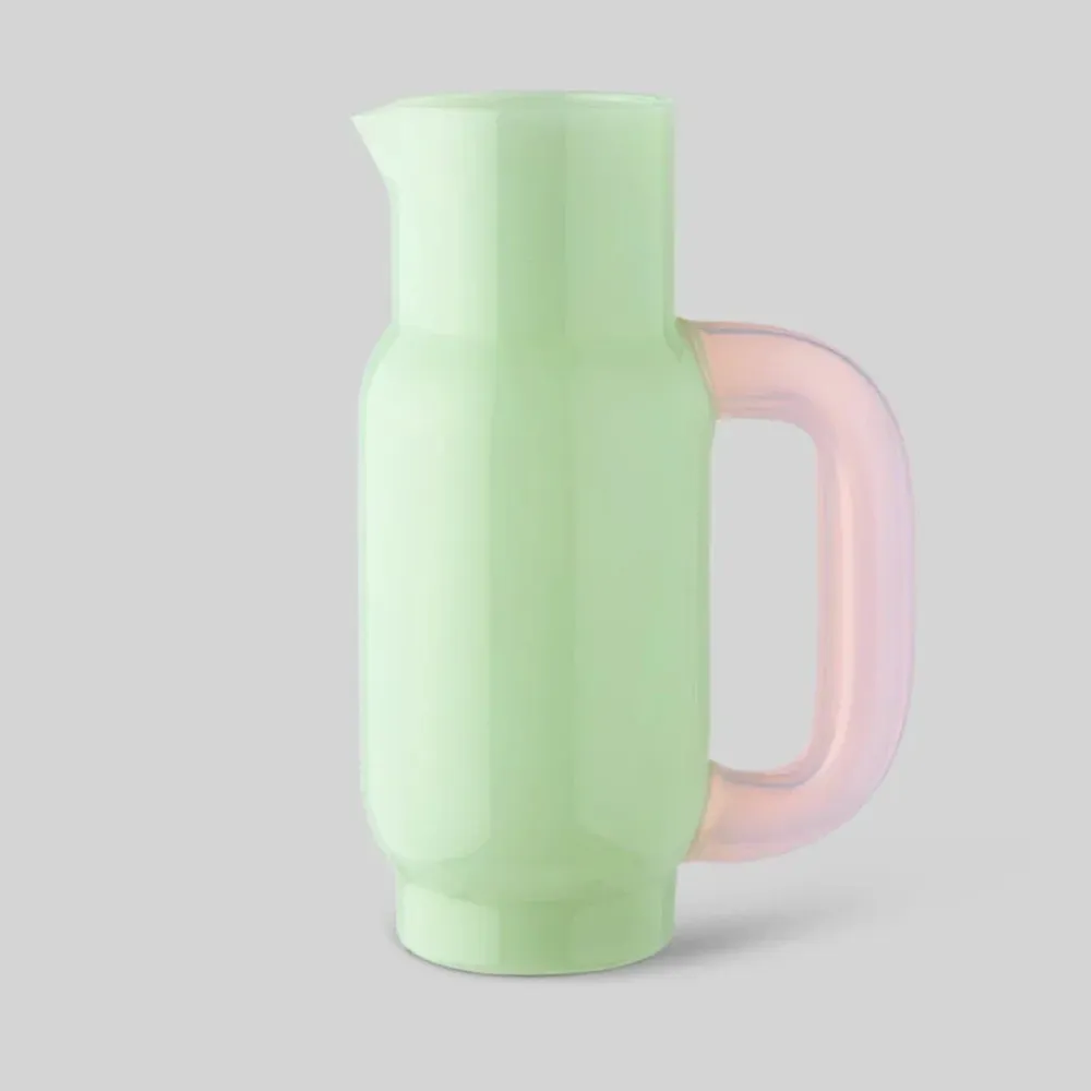 Pitcher Milky Jade/Milky Rose