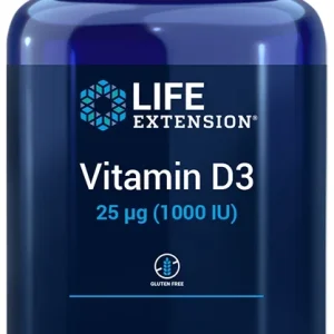 Vitamiini D3 1000 UI UE 250 kapselia Life Extension