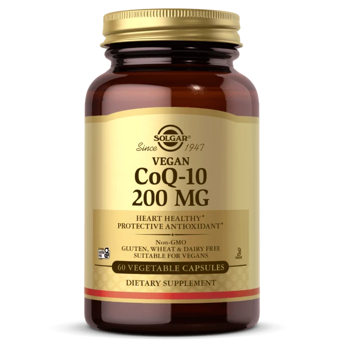 Vegaaninen CoQ-10 200 mg (60 kapselia).