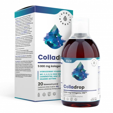 Colladrop flex merikollageeni 5000mg 500ml AURA HERBALS