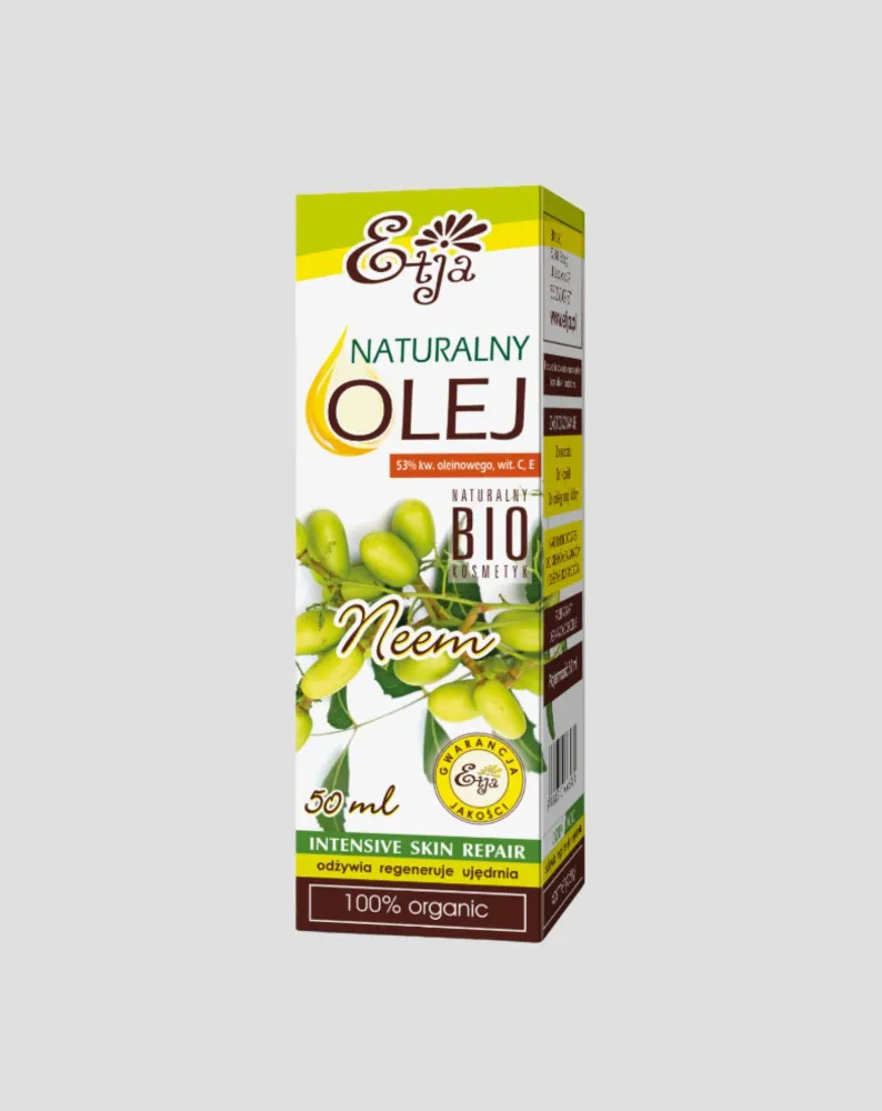 Antibakteerinen Neem Intialainen hunajapensasöljy BIO Etja