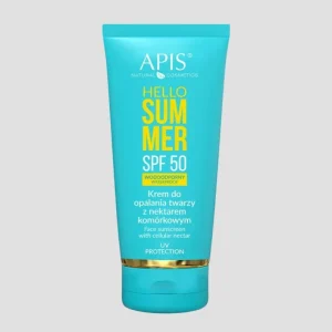 Kasvojen aurinkovoide solunektarilla SPF 50 Hello Summer Apis