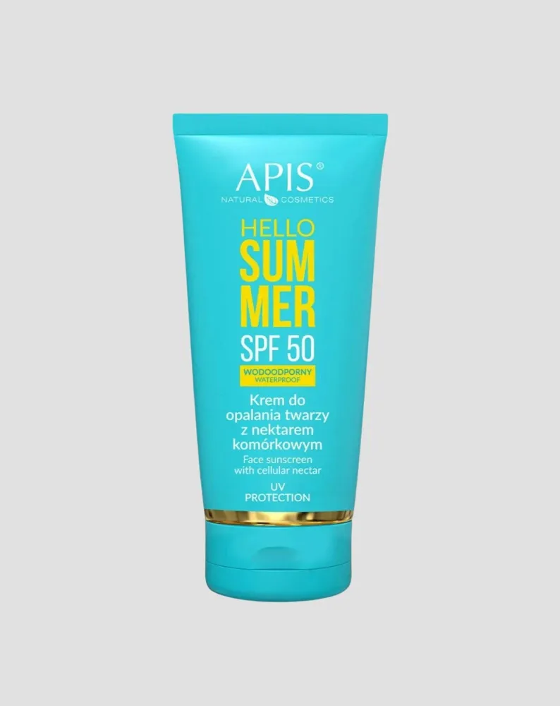 Kasvojen aurinkovoide solunektarilla SPF 50 Hello Summer Apis