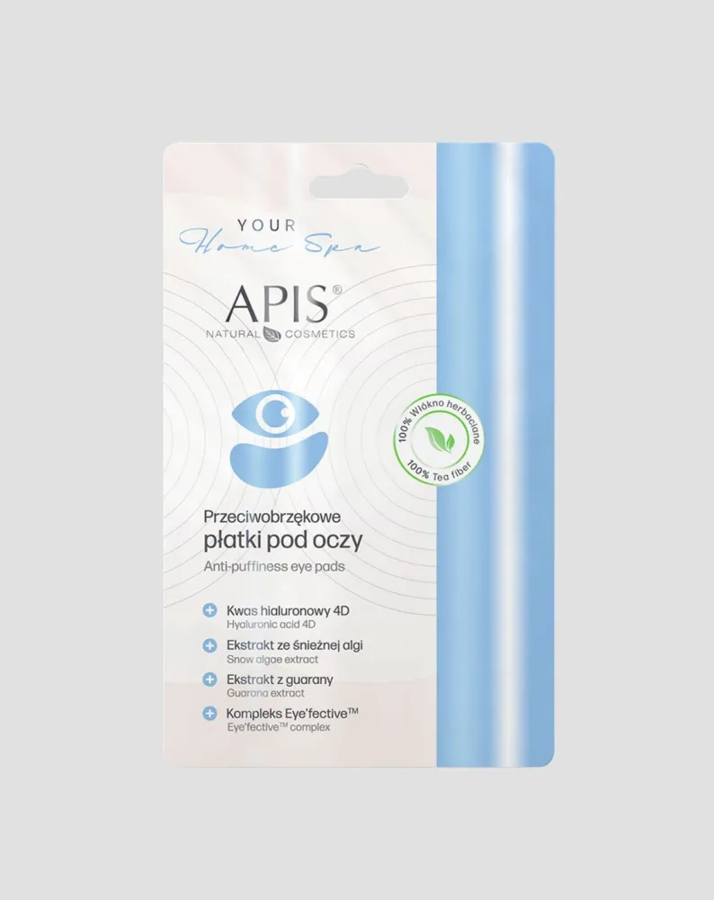 Apis anti-ödeemaattiset silmätyynyt poistavat väsymyksen merkkejä ja tummia silmänalusia.