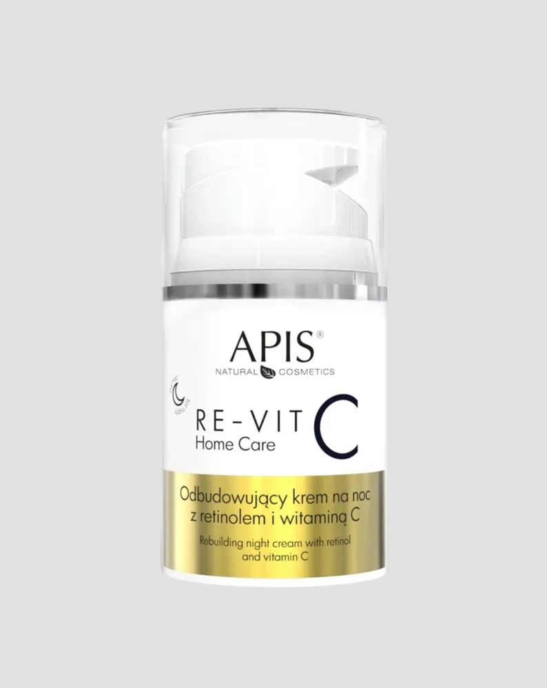 Retinolia ja C-vitamiinia sisältävä korjaava yövoide Re-Vit C Home Care Apis