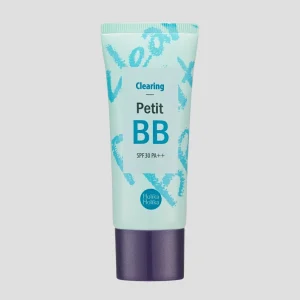 Clearing Petit BB-voide SPF30:llä Clearing Petit teepuuöljyuutteella sekaiholle ja rasvoittuvalle iholle Holika Holika Holika