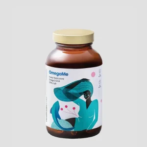 Omega 3 -rasvahappoja EPAa ja DHA:ta sisältävä ravintolisä kalasta OmegaMe Health Labs Care 60 kapselia.