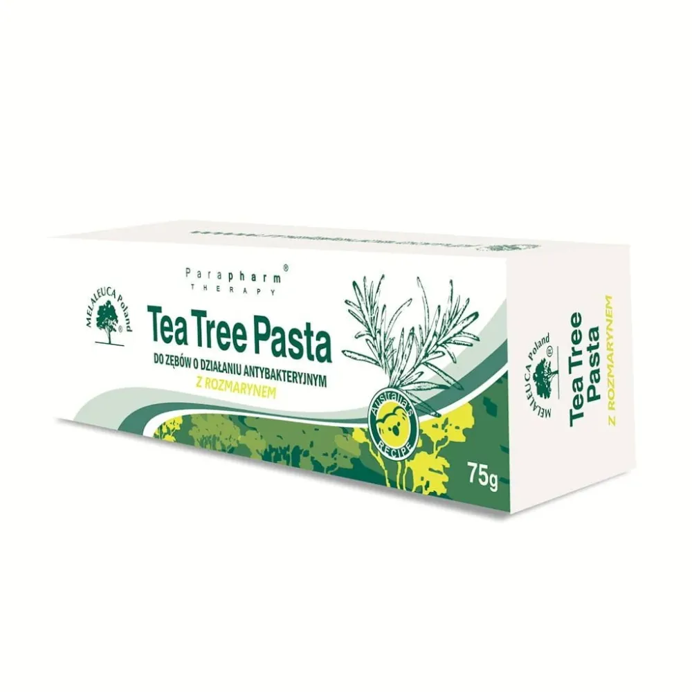 Antibakteerinen teepuu-rosmariini hammastahna (ilman fluoria) 75g MELALEUCA