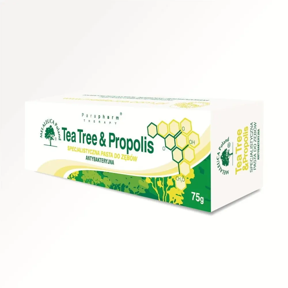 Teepuuöljy-propolis-hammastahna antibakteerinen (fluoriton) 75g MELALEUCA