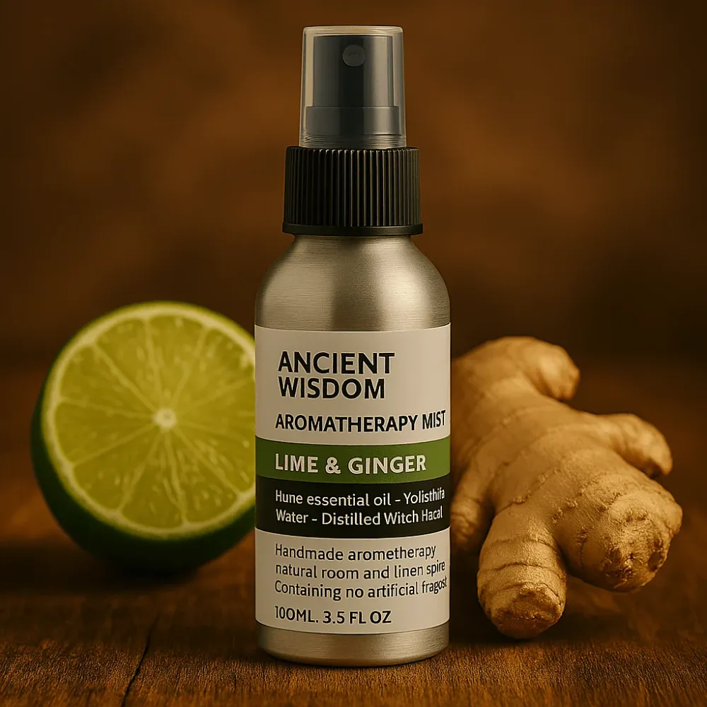 Eteerinen Huonesuihke – Lime ja Inkivääri 100ml