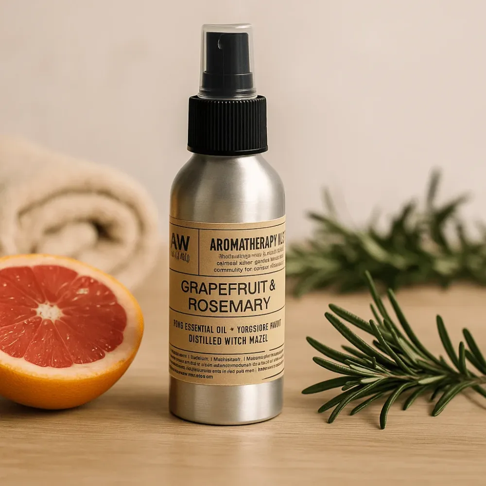 Eteerinen öljy huonesuihke greippi rosmariini 100ml