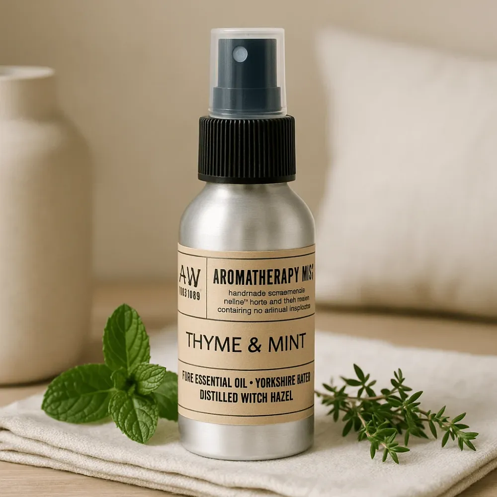 Huonetuoksu Eteerinen Öljy Timjami ja Minttu 100ml