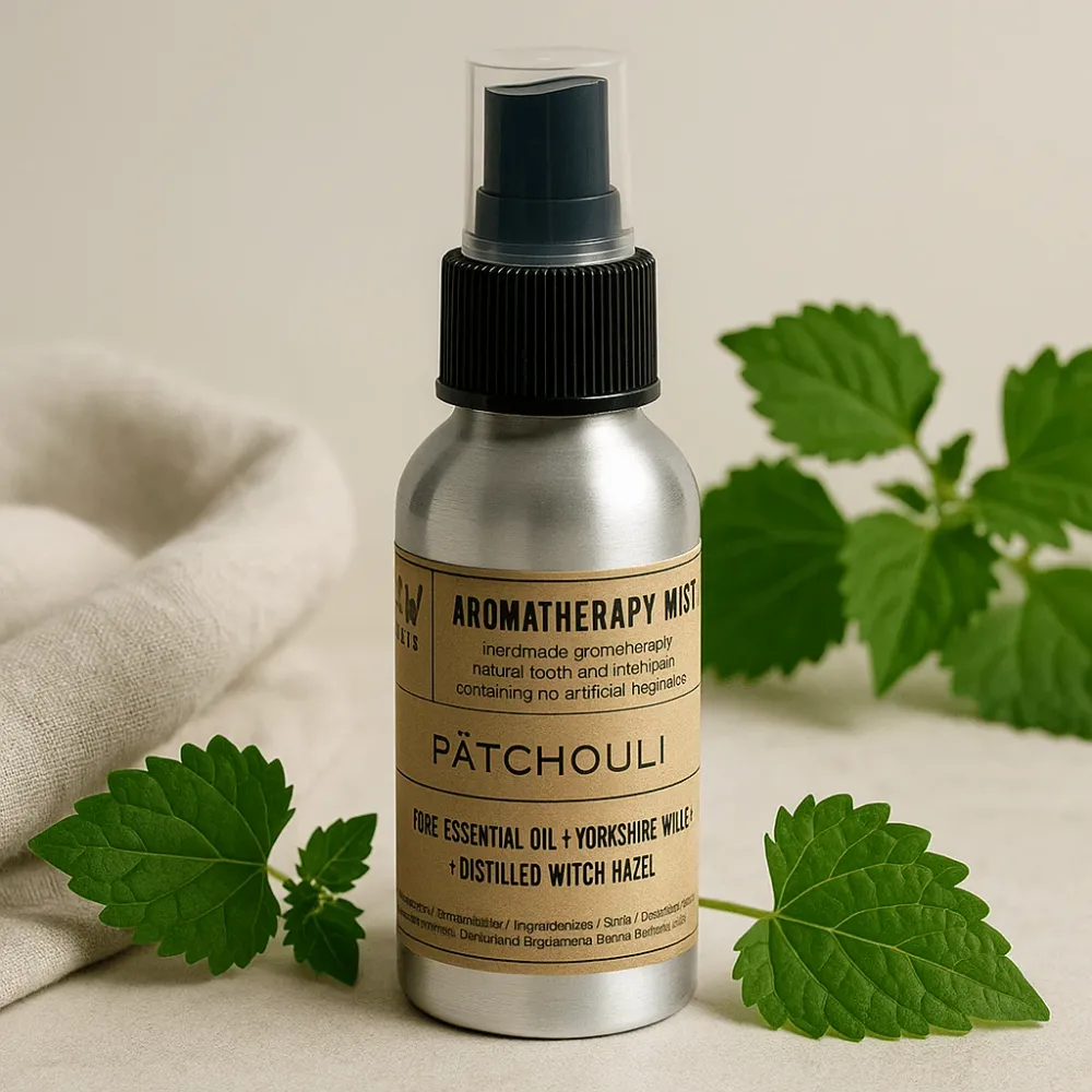 Patchouli-etuöljy huonesuihke 100ml