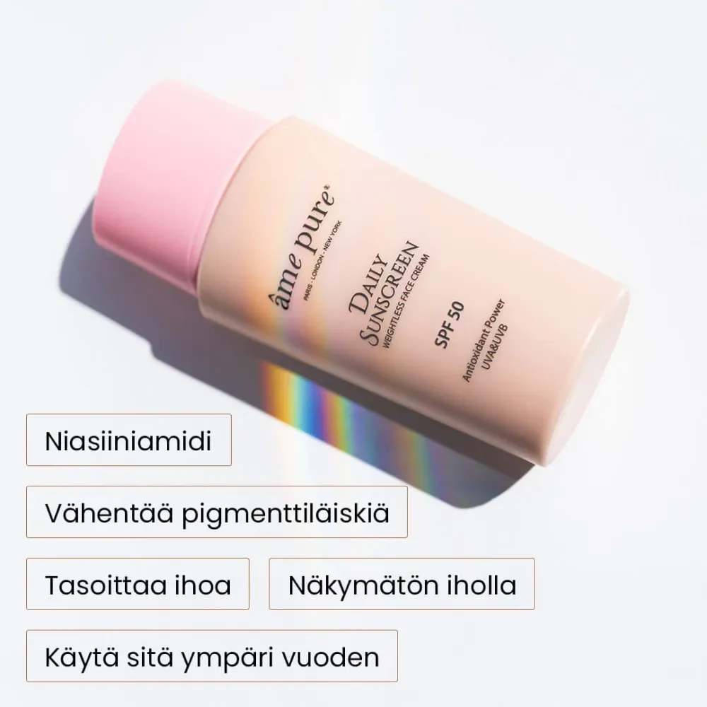 Daily Sunscreen Aurinkovoide | SPF50 âme pure
