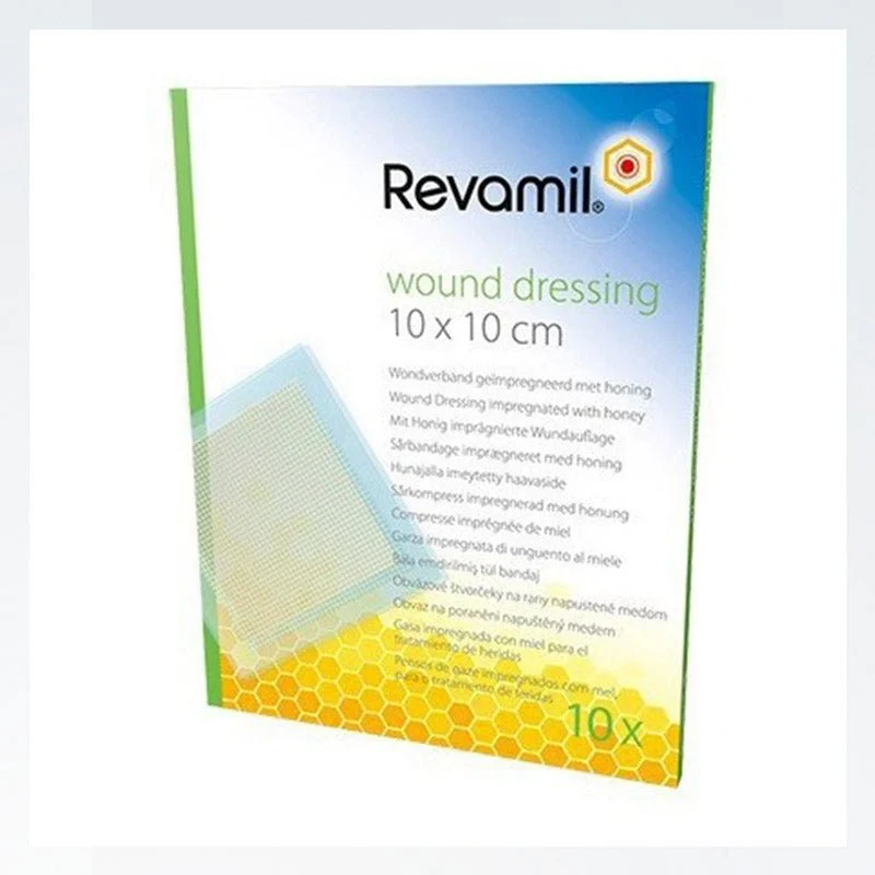 Revamil nettihaavasidos 10x10 cm - 10 kpl.