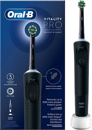 Oral-B Vitality Pro Black -sähköhammasharja, musta