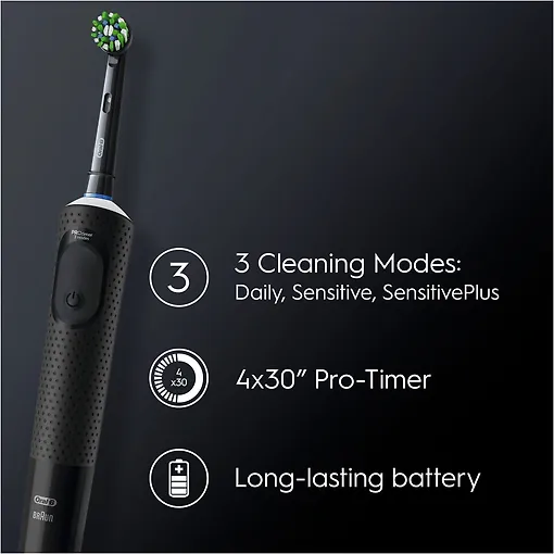 Oral-B Vitality Pro Black -sähköhammasharja, musta