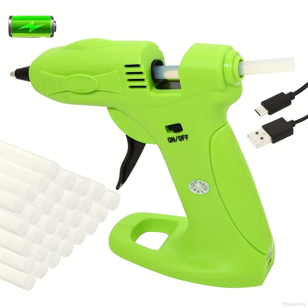 Cordless kuuma sula liima -ase avustamaan autojen korjauksia, USB ladattava 2600mAh