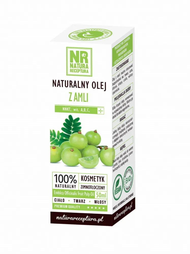 100 % luonnonmukainen amla-öljy NATURE RECETTE 50 ml