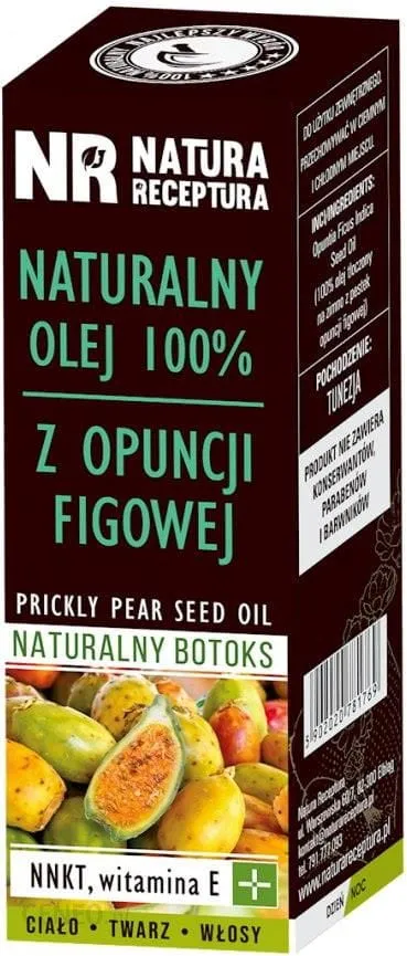 100 % luonnonmukainen opuntiaöljy NATURE RECETTE 50 ml