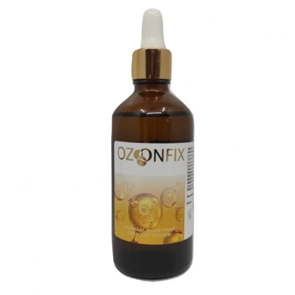 100 ml ozonoitua oliiviöljyä pipetillä OZONFIX