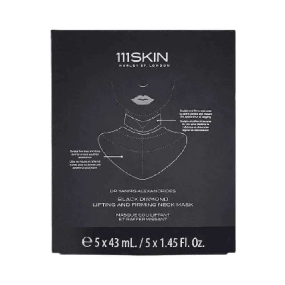 111.nahkaa taivaallinen musta timanttien nosto ja vankiva kaulamaski 111SKIN