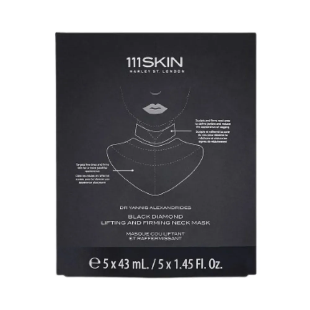 111.nahkaa taivaallinen musta timanttien nosto ja vankiva kaulamaski 111SKIN