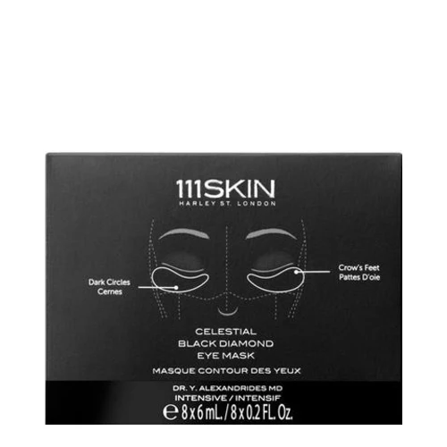 111.nahkaa taivaallinen musta timanttisilmämaski 111SKIN