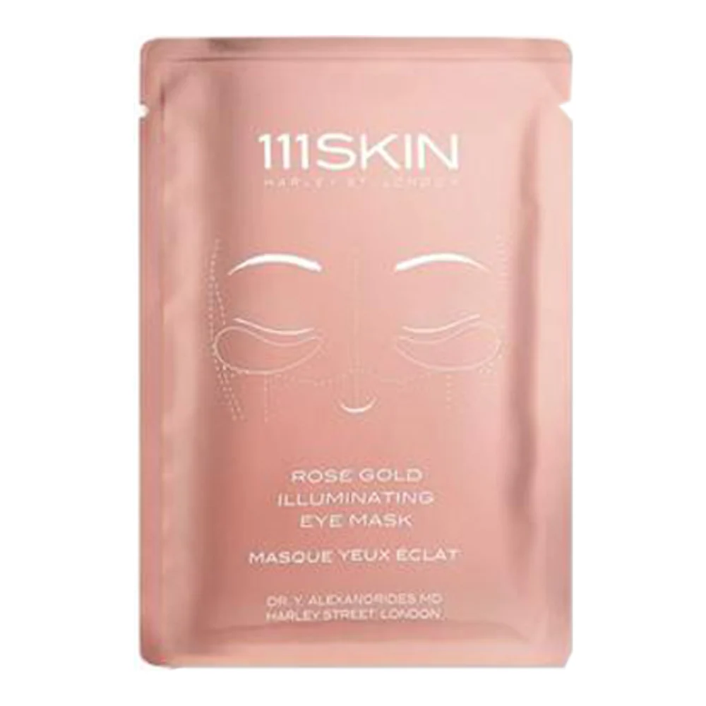111.nahkainen ruusukulta säteily valaiseva silmämaski 111SKIN