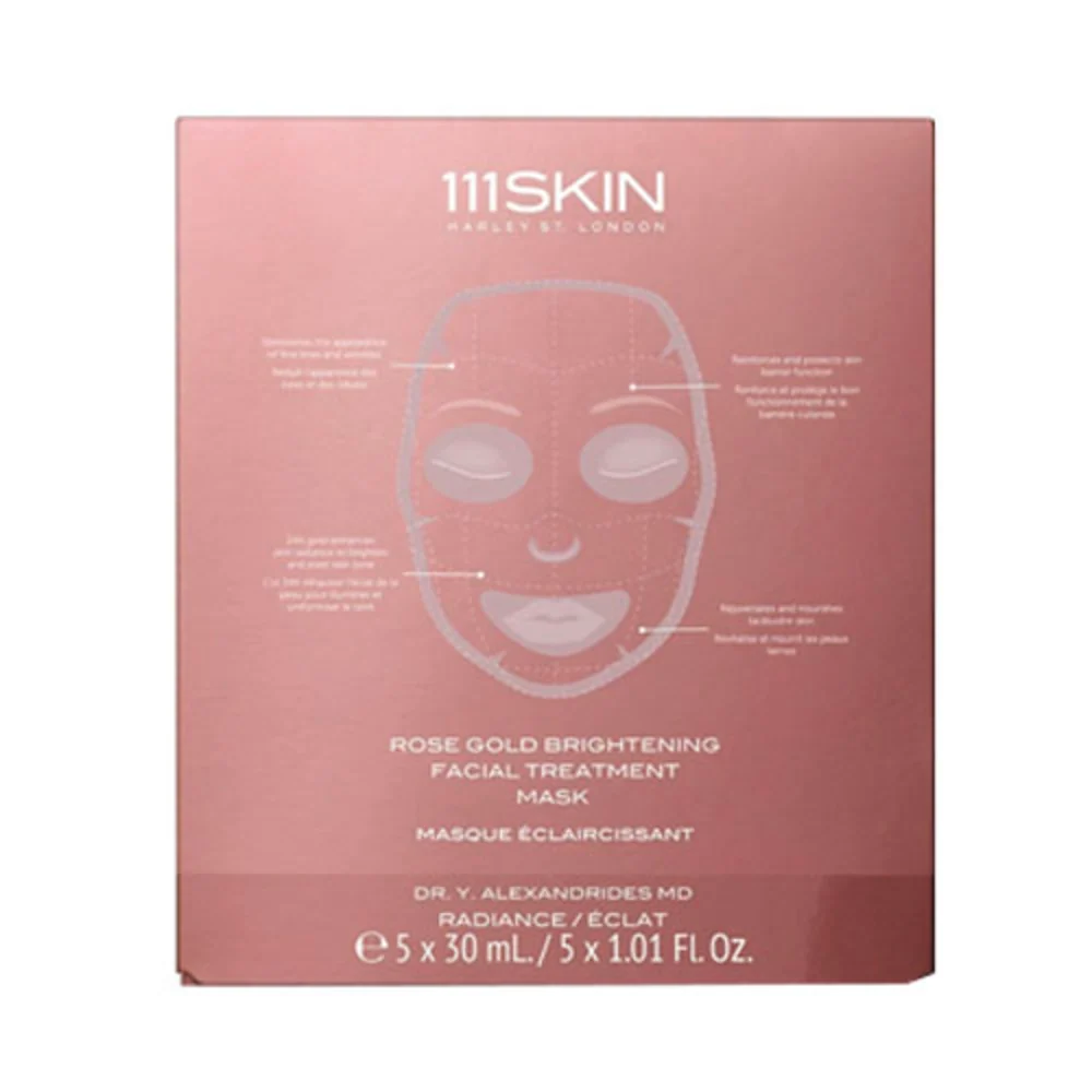 111.nahkainen ruusun kultaa kirkastava kasvohoito -naamio 111SKIN