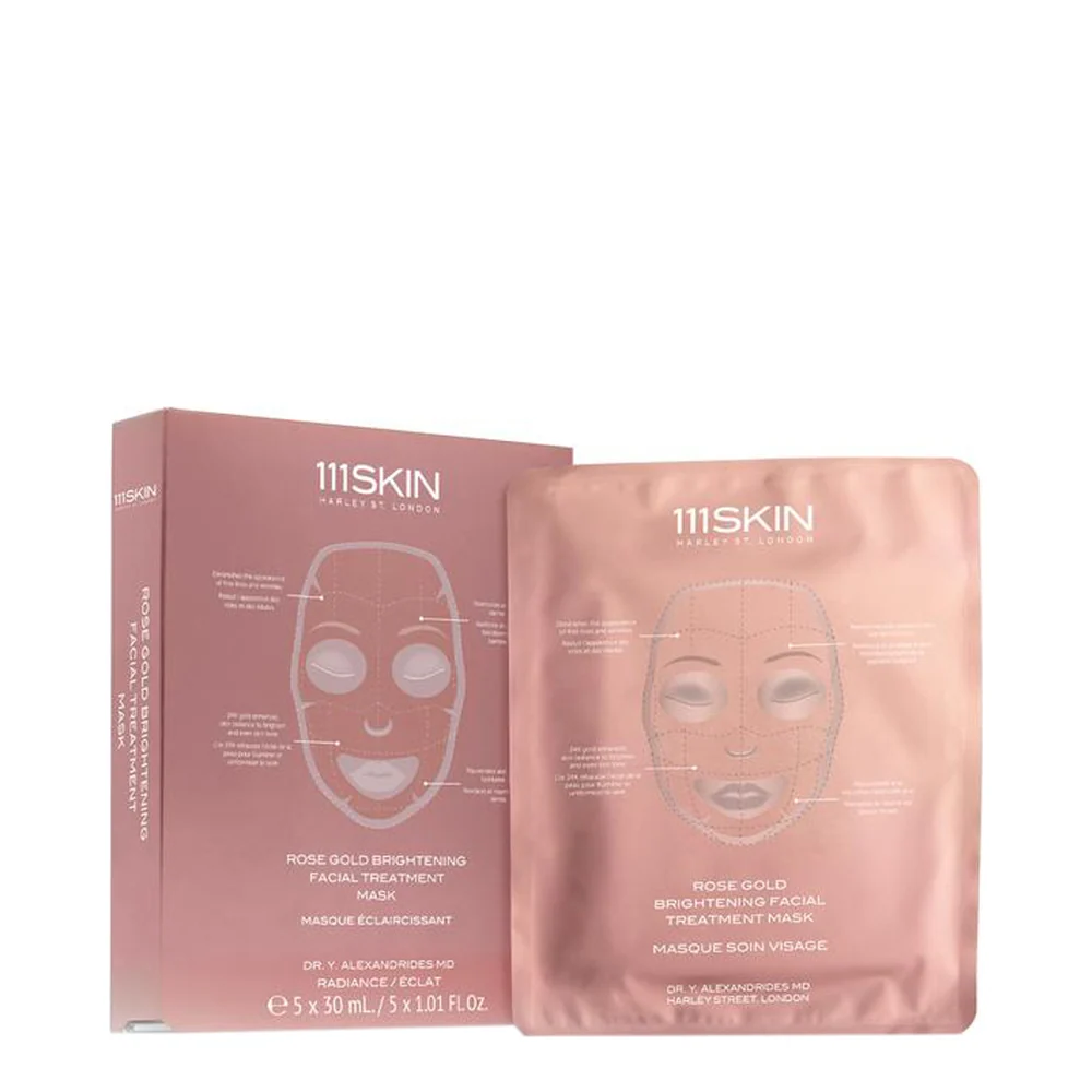 111.nahkainen ruusun kultaa kirkastava kasvohoito -naamio 111SKIN