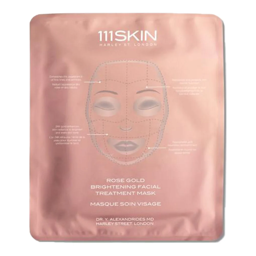 111.nahkainen ruusun kultaa kirkastava kasvohoito -naamio 111SKIN