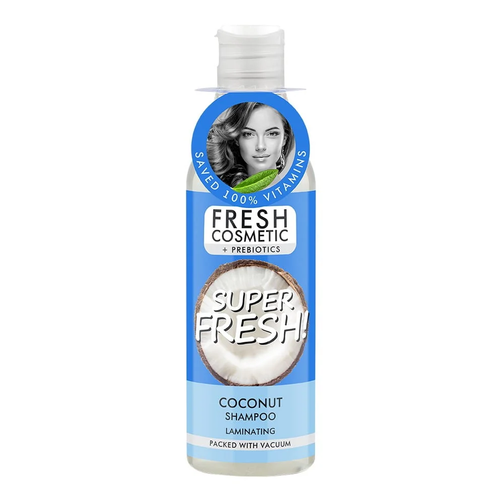 245 ml kookosöljyä sisältävää suoristavaa shampoota