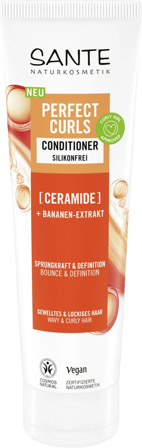 Aaltoileva & kihara HIUSUUDISTUS KERAMIDEILLA JA BANANNIUUTTELLA ECO 150 ml - SANTE