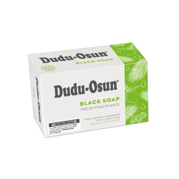 Afrikkalainen musta saippua Dudu-Osun Frais 150g TROPICAL NATURALS