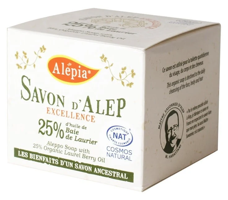 Alep Excellence Saippua 25 % LUOMU 190 g - ALEPIA
