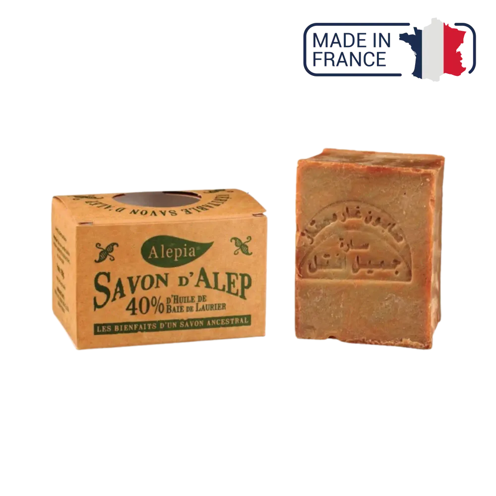 Aleppo saippua 40% laakerimarja - 190 g - Alépia
